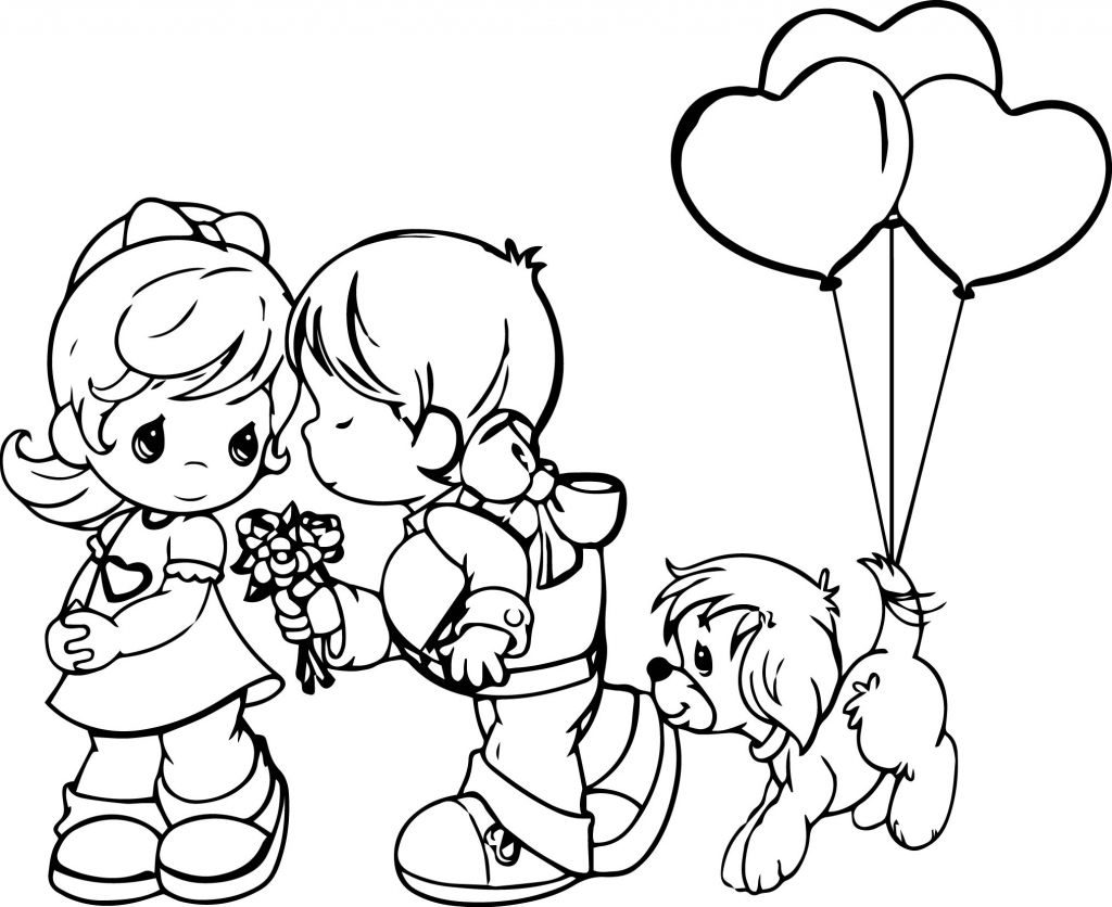 1024x836 Precious Moments Valentine Coloring Pages