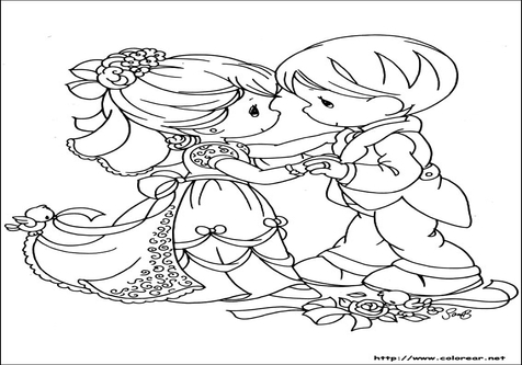 476x333 Wedding Coloring Pages Precious Moments Page Image Clipart Images