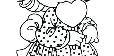 443x220 Precious Moments Valentine Coloring Pages