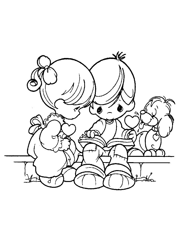 750x960 Best Precious Moments Coloring Pages To Print For Free