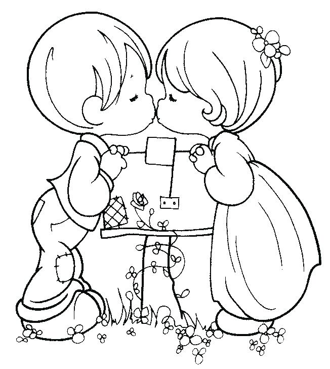 652x728 Precious Moments Valentine Coloring Pages