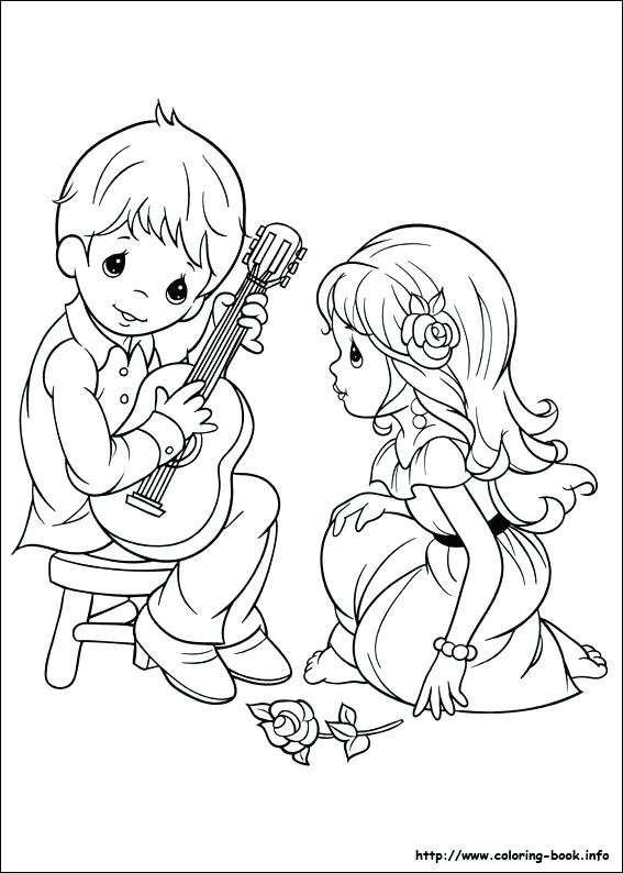 567x794 Precious Moments Wedding Coloring Pages Precious Moments Coloring