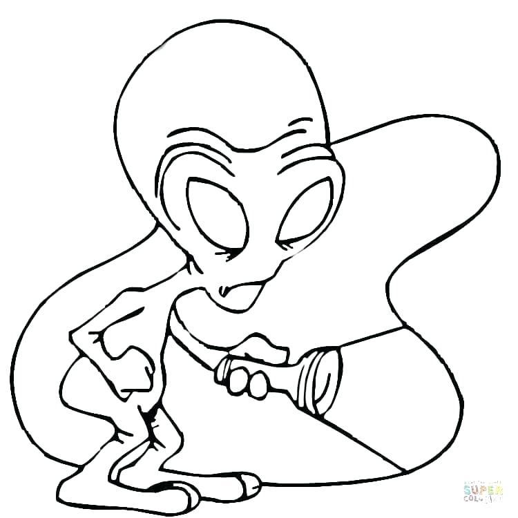 750x750 Alien Coloring Page Alien Coloring Page Click Alien