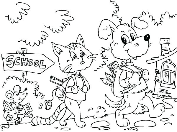 600x450 Back To School Coloring Pages Back To School Coloring Pages