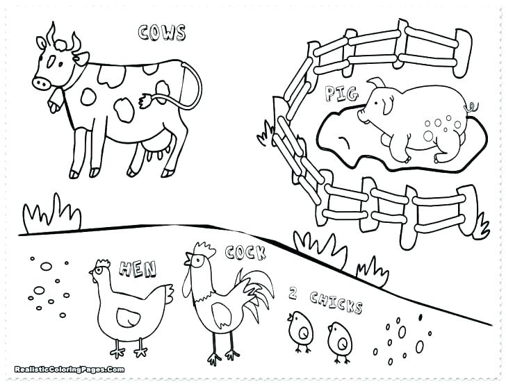 728x553 Animal Coloring Page Good Farm Animal Coloring Pages