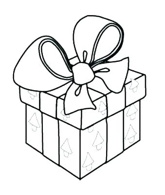 339x400 Coloring Page Present