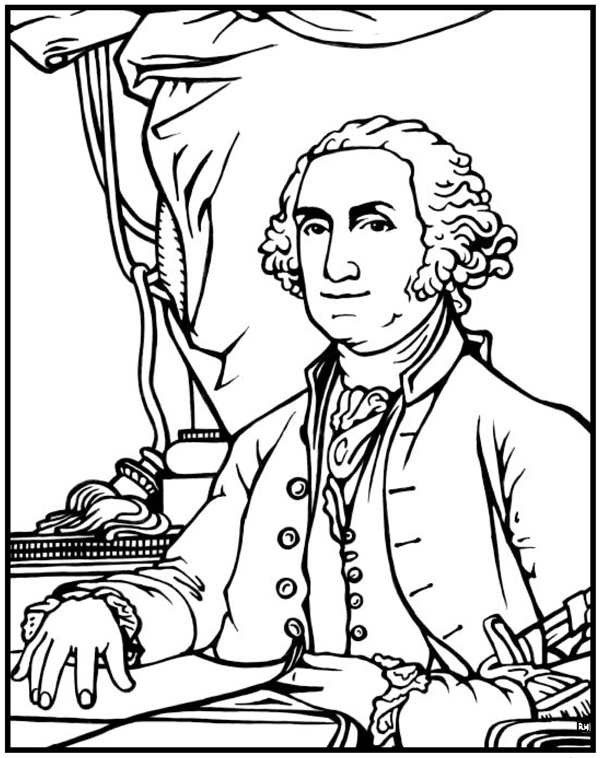 600x758 President Coloring Sheets Coloring Sheets