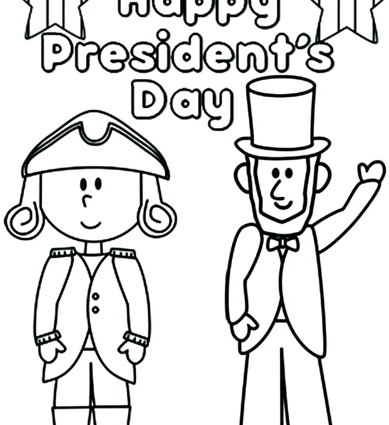 791x864 Presidents Day Coloring Pages Printable Presidents Day Coloring