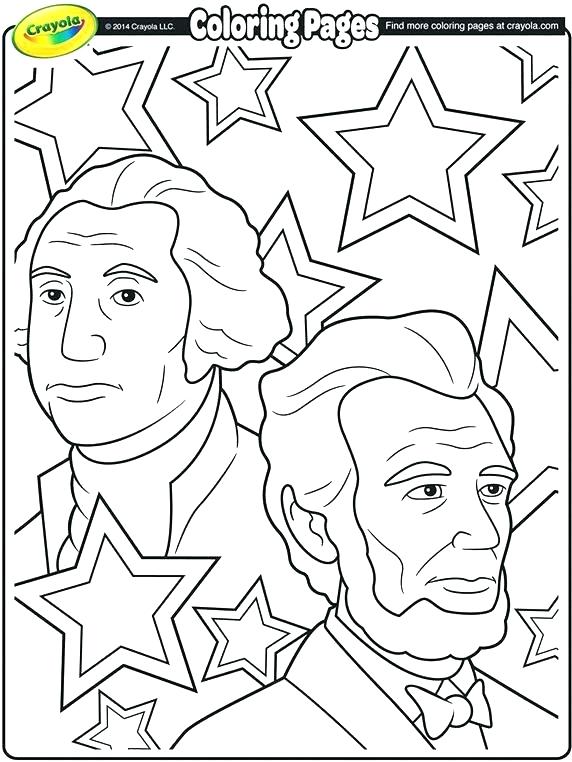 572x762 George Washington Coloring Pages Printable And For Presidents Day