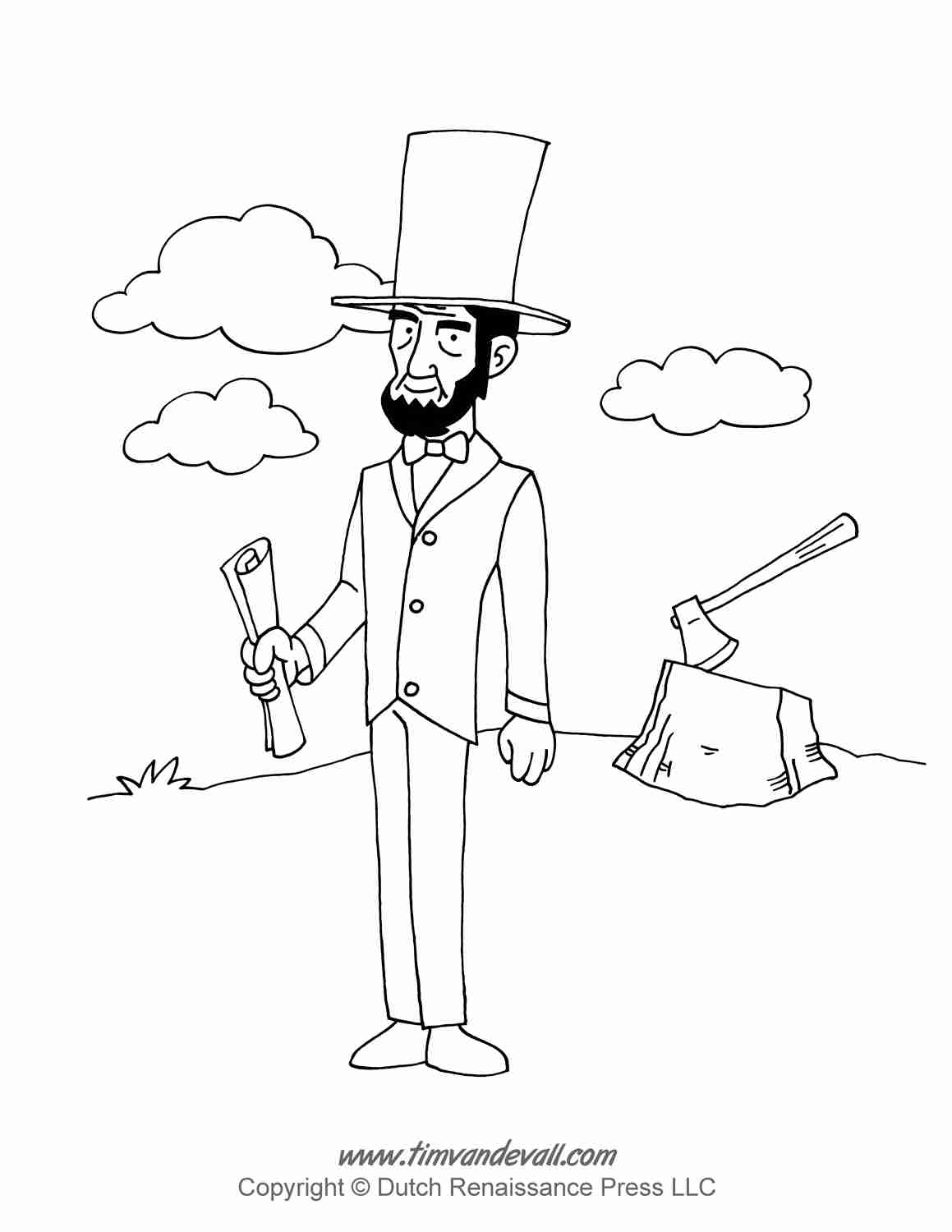 1159x1500 Download Abraham Lincoln Coloring Page In New Trends