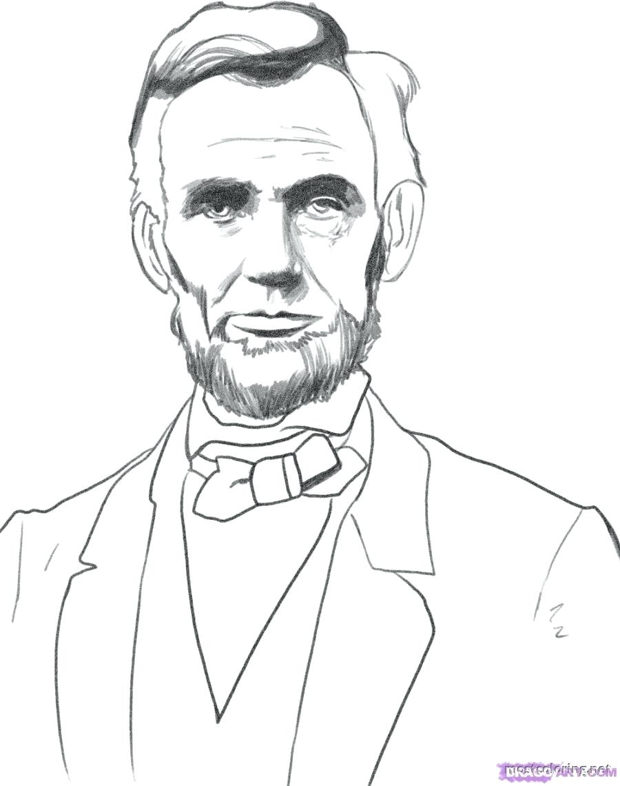 900x1140 Strange Abraham Lincoln Coloring Page Me