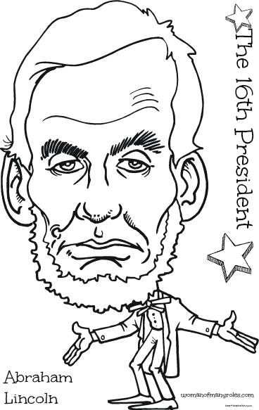368x583 Abraham Lincoln Coloring Page
