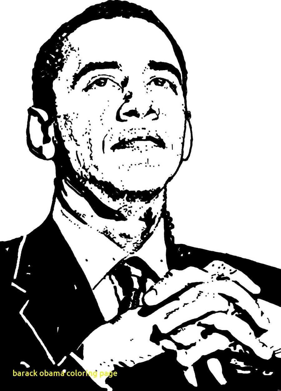 900x1252 Barack Obama Coloring Page