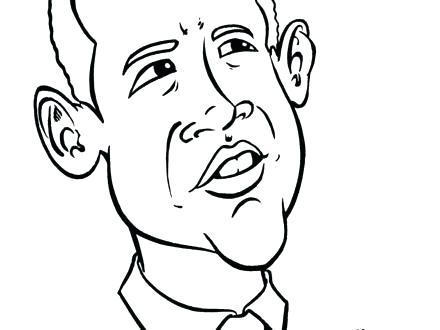440x330 President Obama Coloring Page President Coloring Page Free