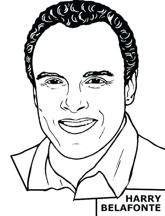 535x698 President Obama Coloring Page