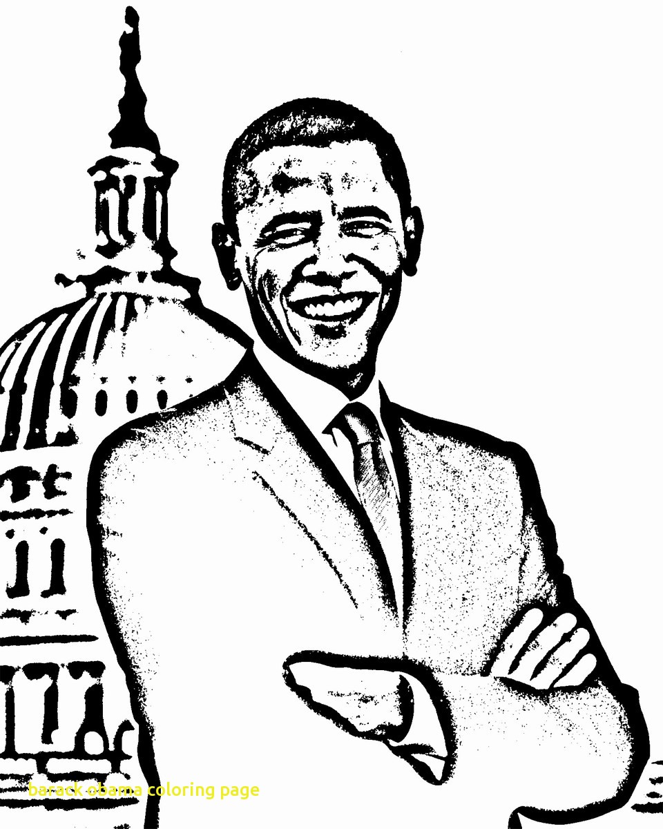 960x1200 Barack Obama Coloring Page