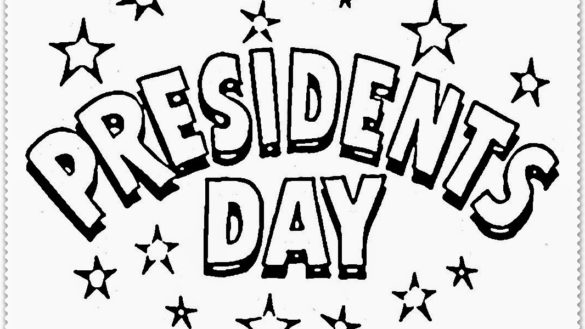 585x329 Presidents Day Coloring Pages With Presidents Day Coloring