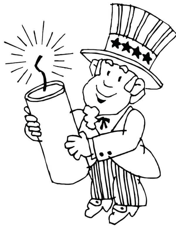 600x806 Coloring Pages For Presidents Day Presidents Day Uncle Holding
