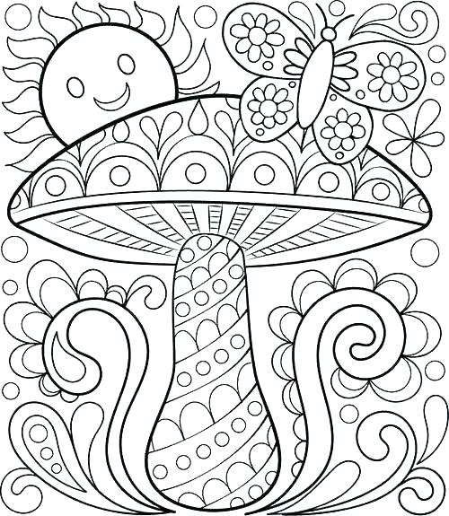 500x575 Pretty Coloring Pages