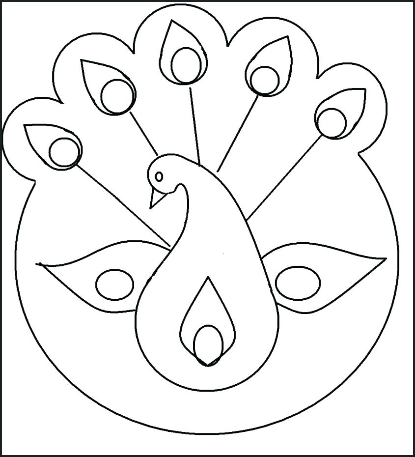 845x930 Peacock Pictures To Color Peacock Coloring Pages To Print Cute