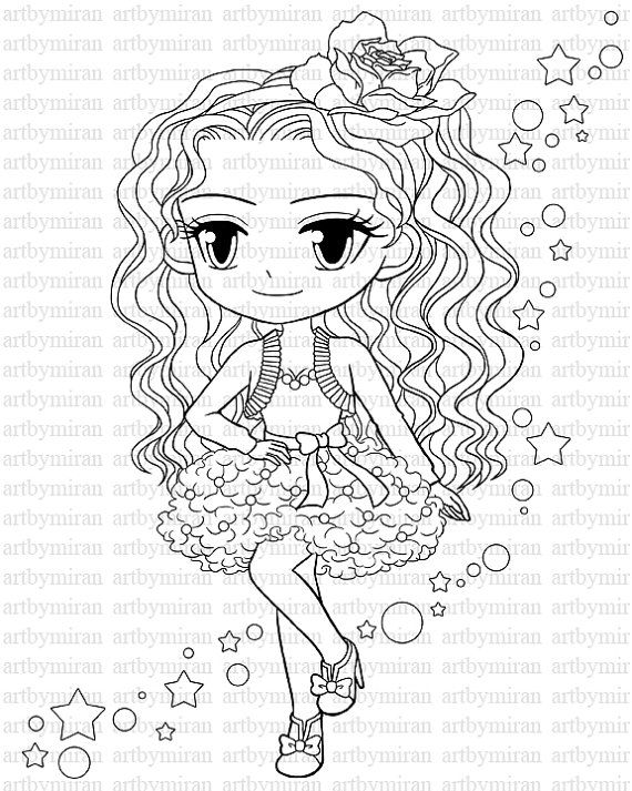 570x713 Pretty Coloring Pages For Girls Color Bros