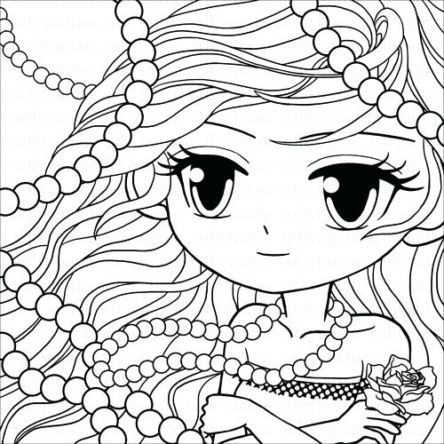 500x500 Girls Coloring Pages