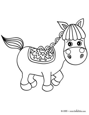 363x470 Cute Little Horse Coloring Pages