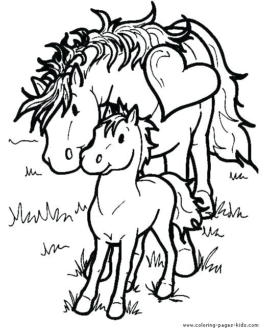 527x656 Cute Horse Coloring Pages