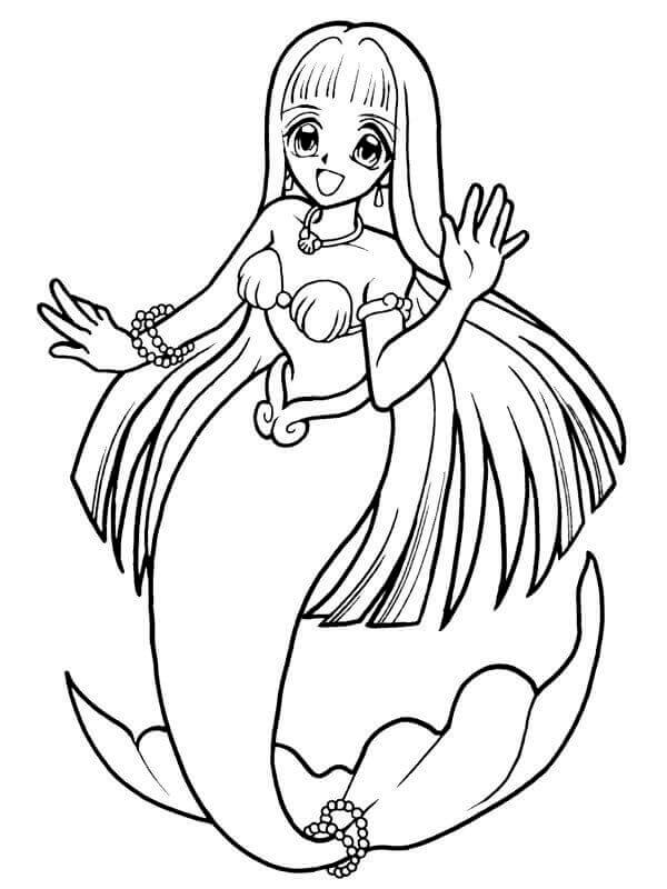600x800 Stunning Mermaid Coloring Pages