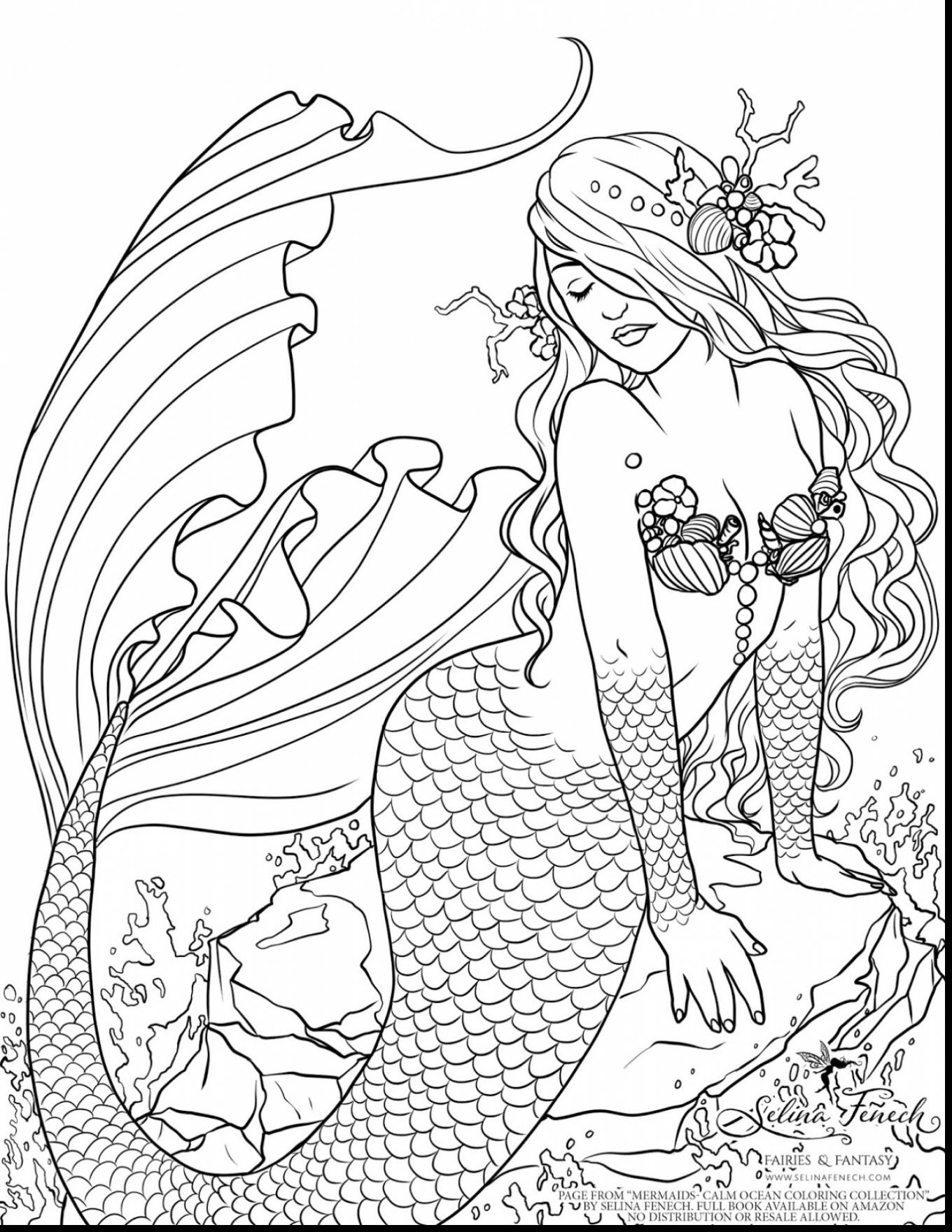 1360x1760 Mermaid Coloring Pages Coloring Pages Of Beautiful Mermaids New