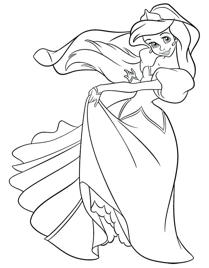 Pretty Princess Coloring Pages at GetDrawings | Free download