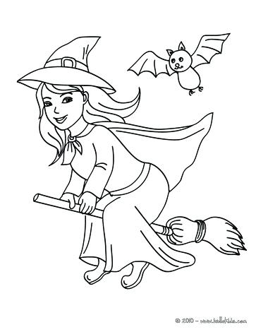 363x470 Witches Coloring Pages Pretty Witch Coloring Pages Witch Hat