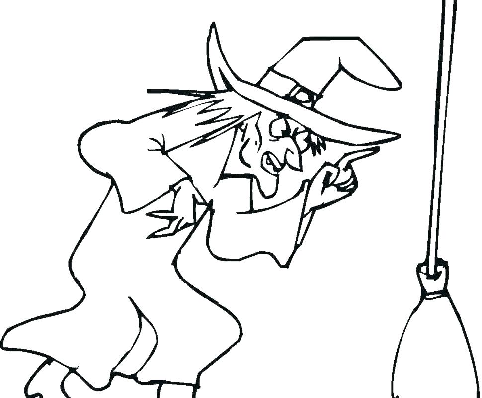 Pretty Witch Coloring Pages at GetDrawings | Free download