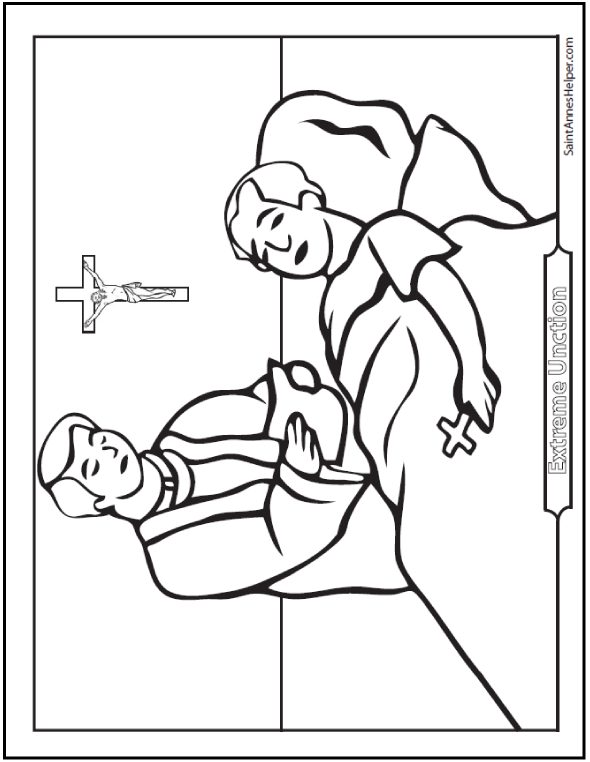 590x762 Extreme Unction Coloring Page