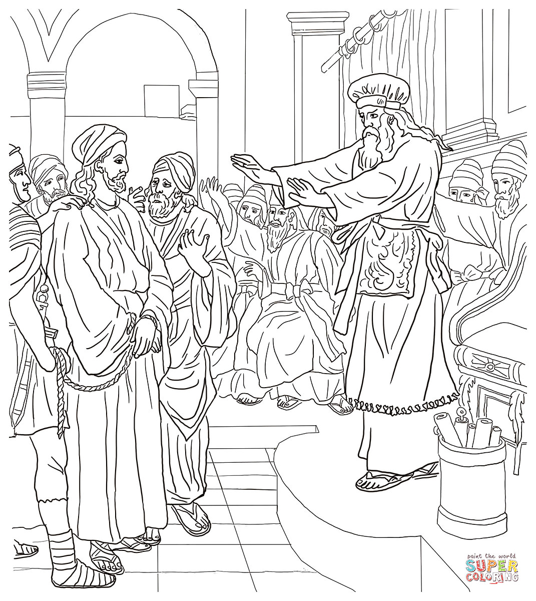 1071x1200 Free Christian Coloring Pages For Kids, Children, And Adults