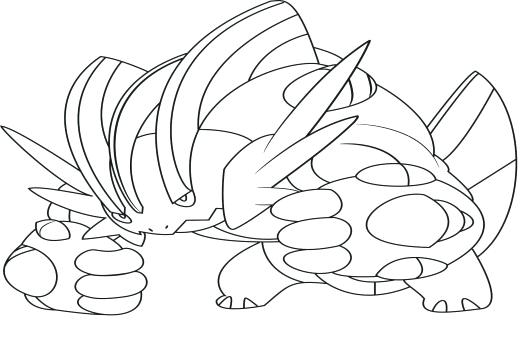 520x350 Groudon Coloring Pages Mega Coloring Pages Anime Pictures Pokemon
