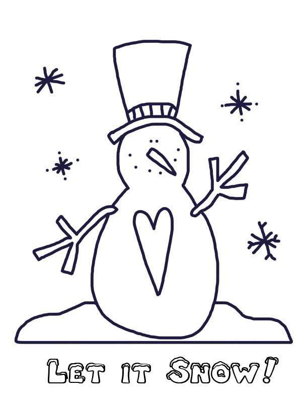 612x792 Primitive Christmas Coloring Pages