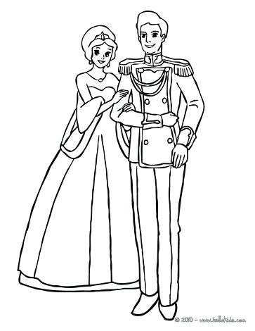 363x470 Prince And Princess Coloring Pages Prince And Princess Coloring