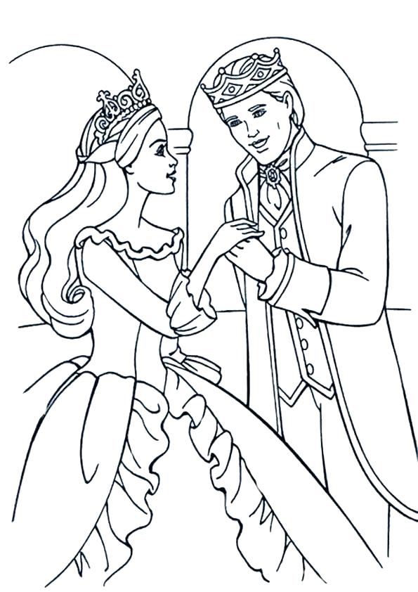 595x842 Prince Charming Coloring Pages Prince And Princess Coloring Pages