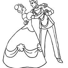 220x220 Prince And Princess Dancing Coloring Pages
