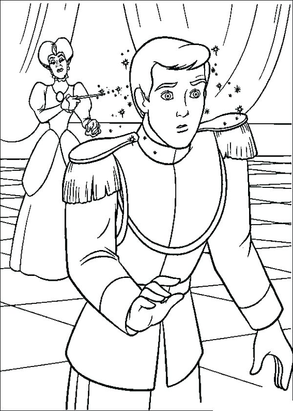 600x840 Prince Charming Coloring Pages Prince Coloring Pages Beauty
