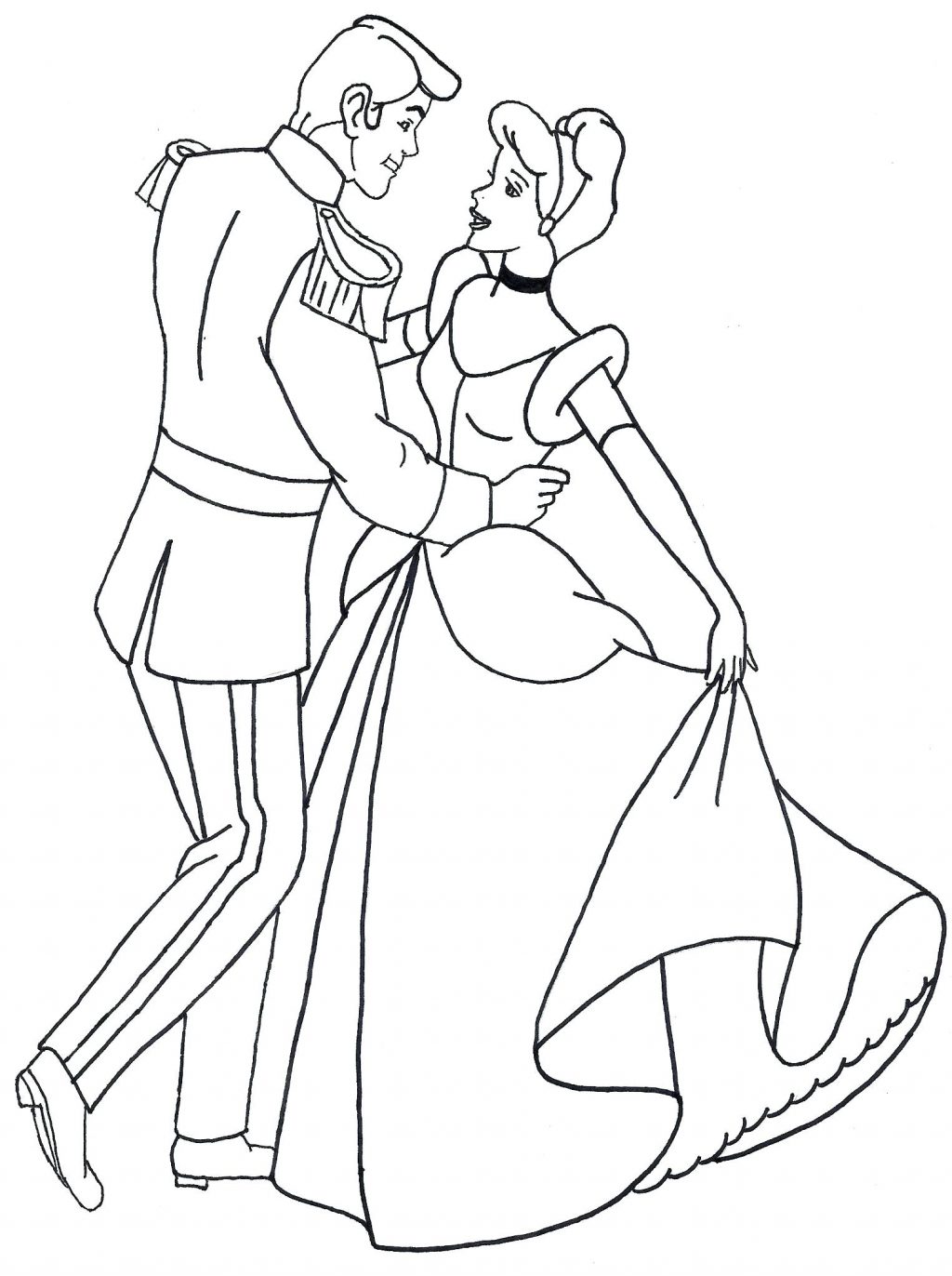 1024x1372 Coloring Page Prince Coloring Pages The Little Girl Page