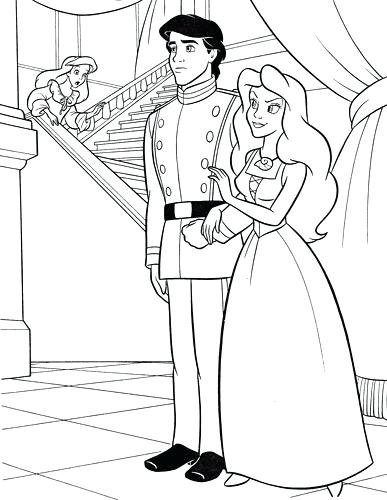 387x500 Prince Eric Coloring Pages Prince Coloring Pages And Coloring