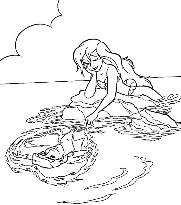 600x680 Prince Eric Coloring Pages