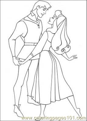 286x400 Dancing With Prince Philip Coloring Page