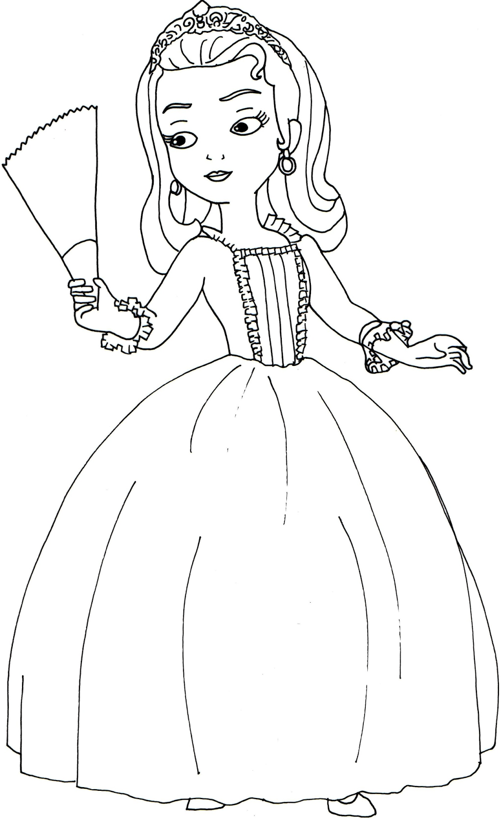 978x1600 Sofia Coloring Pages Princess Sofia The First Coloring Pages