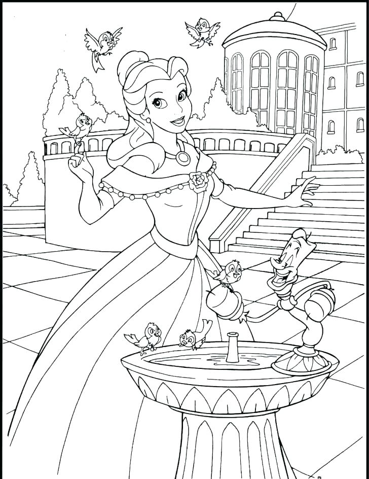 728x944 Princess Castle Coloring Pages Princess Castle Coloring Page