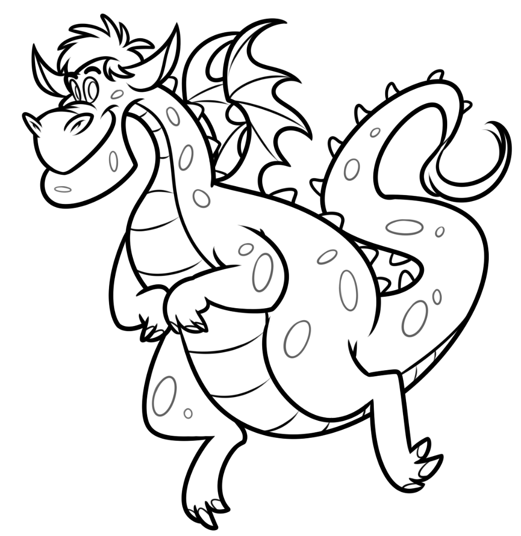 1051x1080 Petes Dragon Coloring Pages