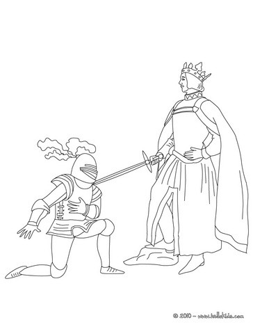 364x470 Knight Coloring Pages