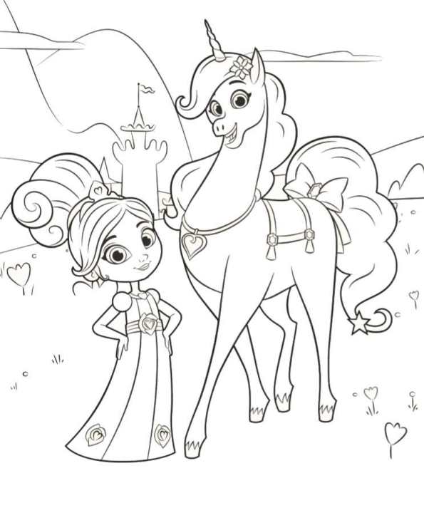 595x744 Kids N Coloring Pages Of Nella The Princess Knight